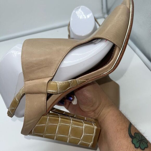 Donald J Pliner Katya in Leather and Croco Embossed - Picture 9 of 15